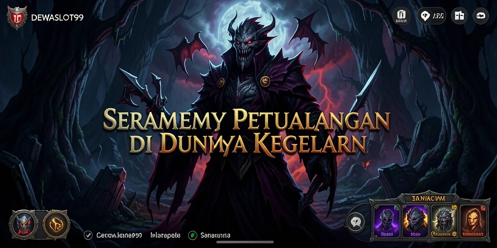 Tampilan menakutkan dari gameplay DEWASLOT99 yang memikat.