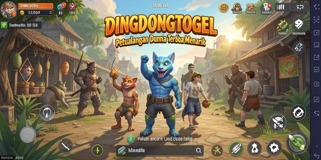 Menampilkan gameplay DINGDONGTOGEL yang menakjubkan di dunia Open World.
