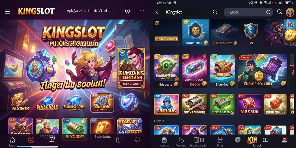 Tampilan antarmuka KINGSLOT yang ramah pengguna saat mengatur tugas dan keuangan.